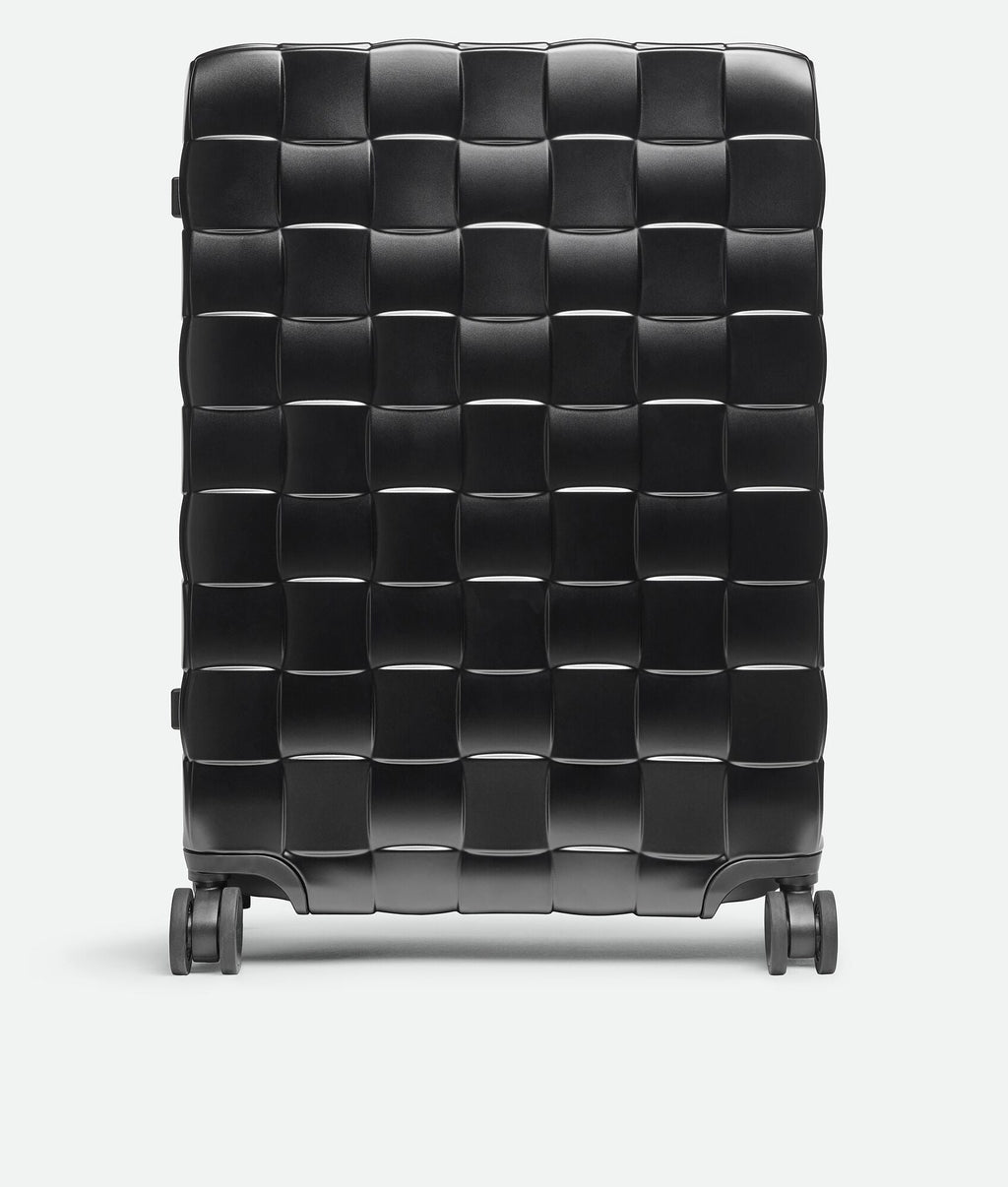 Louzir Black Textured Polycarbonate Check-In Suitcase