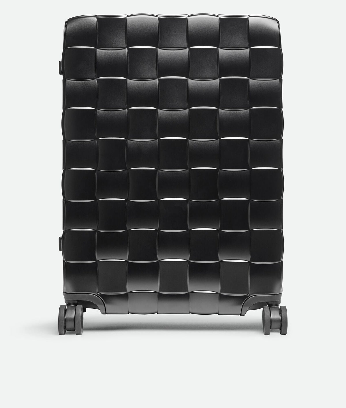 Louzir Black Textured Polycarbonate Check-In Suitcase