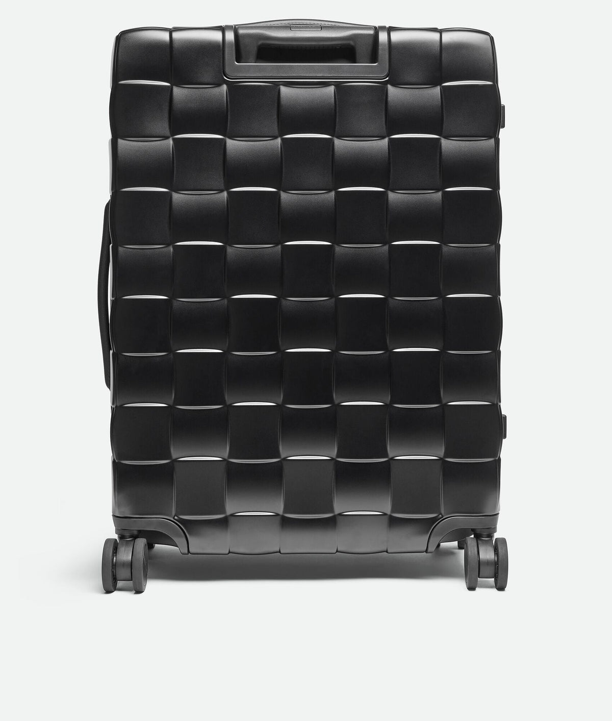 Louzir Black Textured Polycarbonate Check-In Suitcase
