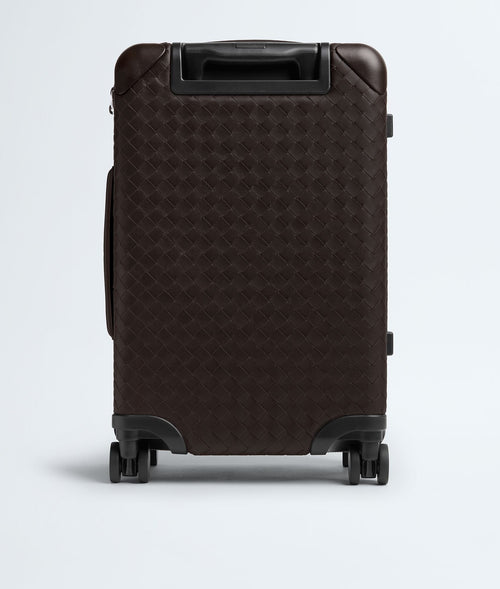 Louzir Fondant Woven Leather Carry-On Suitcase