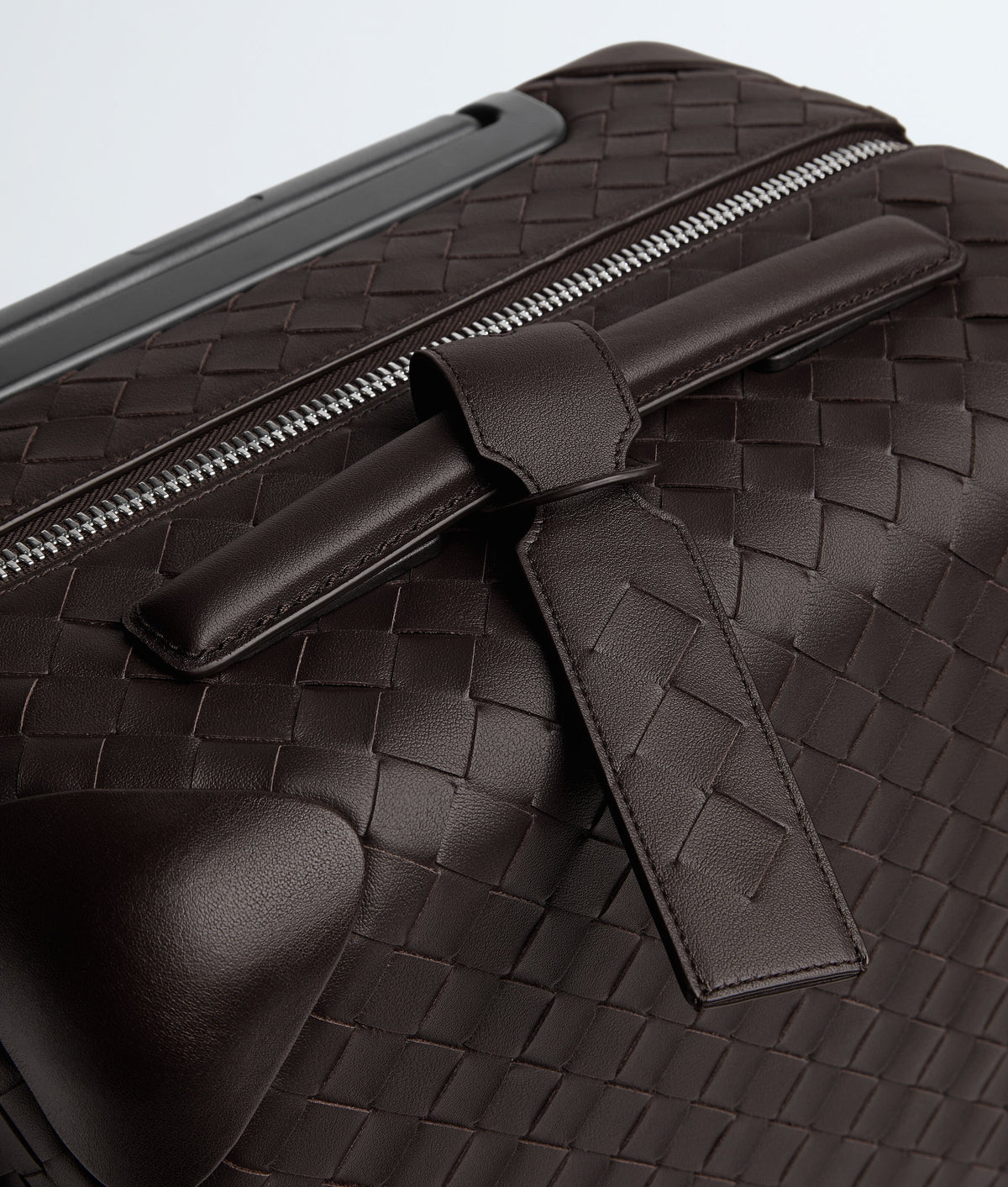 Louzir Fondant Woven Leather Carry-On Suitcase