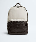 Louzir Natural Fondant Canvas and Woven Leather Backpack