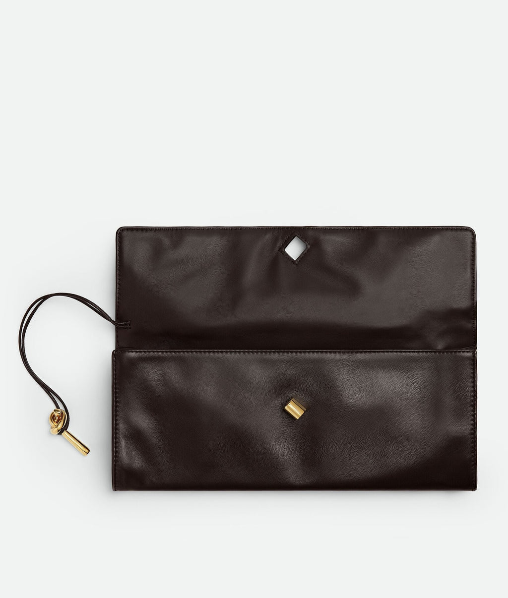 Louzir Women's Fondant Lambskin Leather Clutch Bag